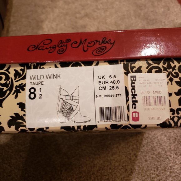 Naughty Monkey size 8.5 ankle boot - Picture 10 of 10